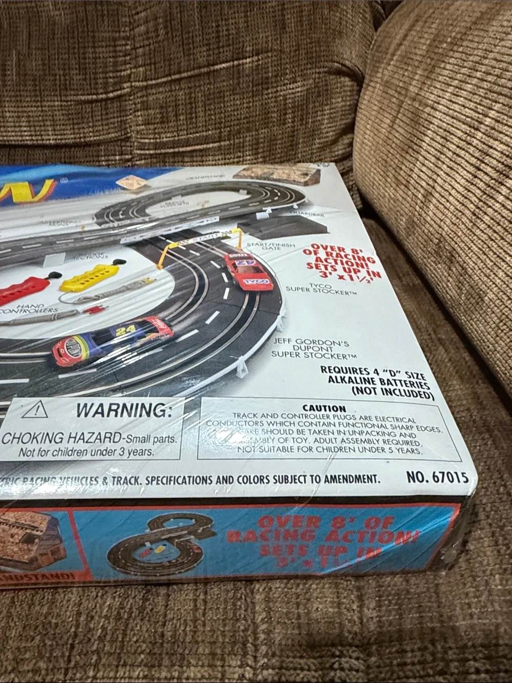 Slot Car Set - Red/Blue track  Jeff Gordon
